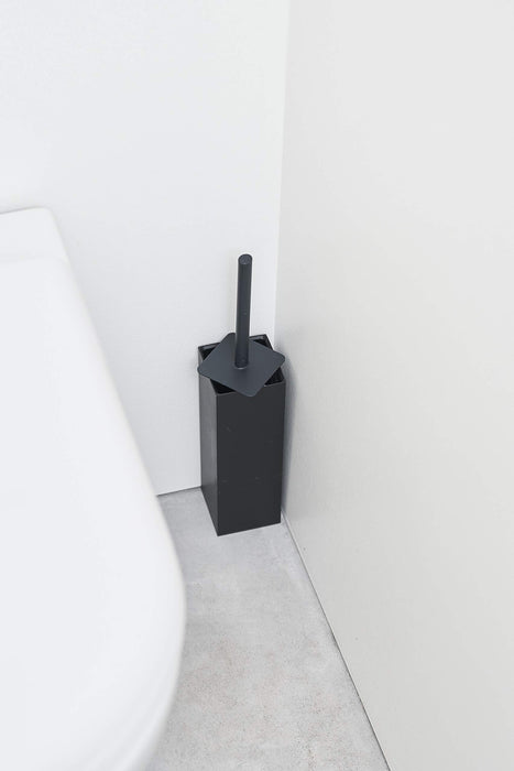 Tidy Japan Platawa Four Toilet Compact Black - CL-665-521-0 (6.6x6.6x33cm)-Kiichin - The #1 Place for Japanese Goods in Your Hand!