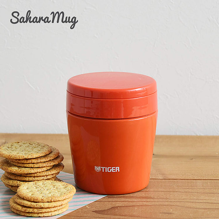 Tiger Thermos 250Ml Wide Mouth Soup Jar - Vacuum Insulated, Round Bottom, Chili Red-Kiichin - The #1 Place for Japanese Goods in Your Hand!