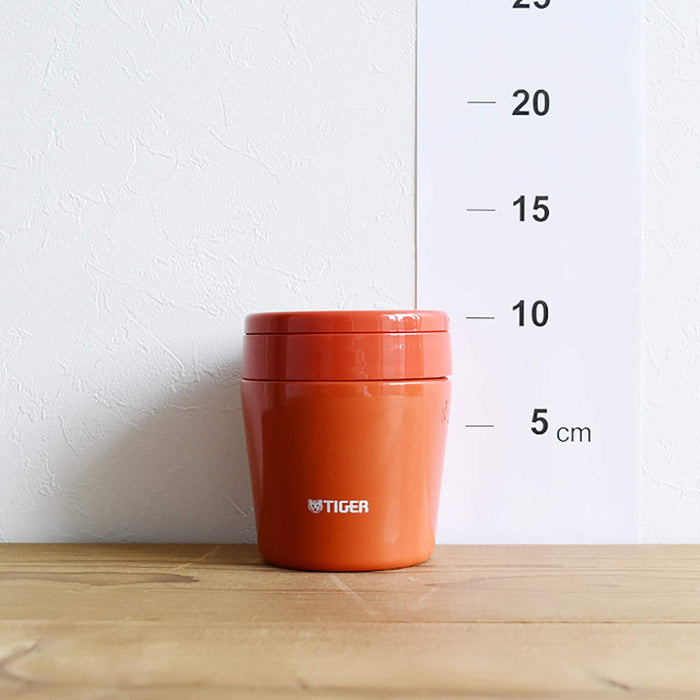 Tiger Thermos 250Ml Wide Mouth Soup Jar - Vacuum Insulated, Round Bottom, Chili Red-Kiichin - The #1 Place for Japanese Goods in Your Hand!