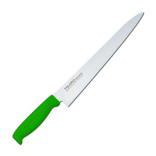 Tojiro Color MV Sujihiki Knife 270mm - Green Handle-Kiichin - The #1 Place for Japanese Goods in Your Hand!