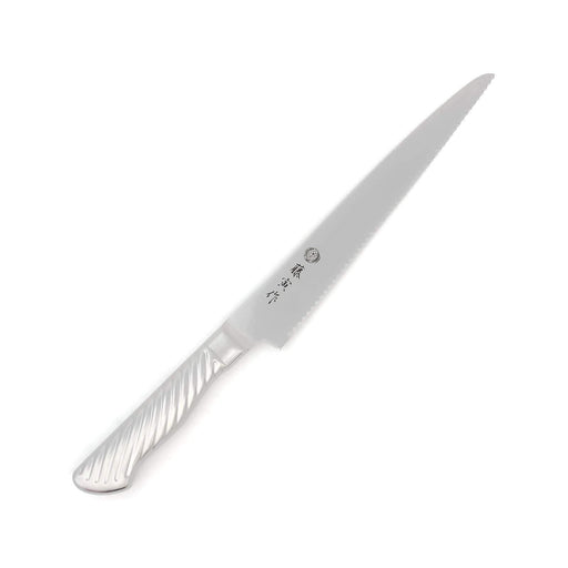 Tojiro Fujitora SD Bread Knife - Stainless Steel Handle, 215mm (FU-629)-Kiichin - The #1 Place for Japanese Goods in Your Hand!