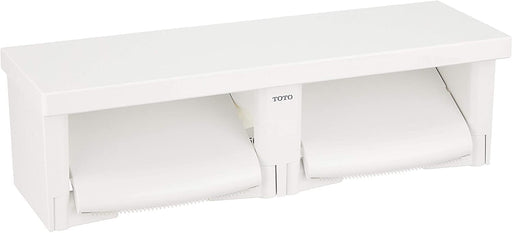 Toto Yh650#Nw1 Double Paper Roller Flat Shelf Resin White - Japanese Made-Kiichin - The #1 Place for Japanese Goods in Your Hand!