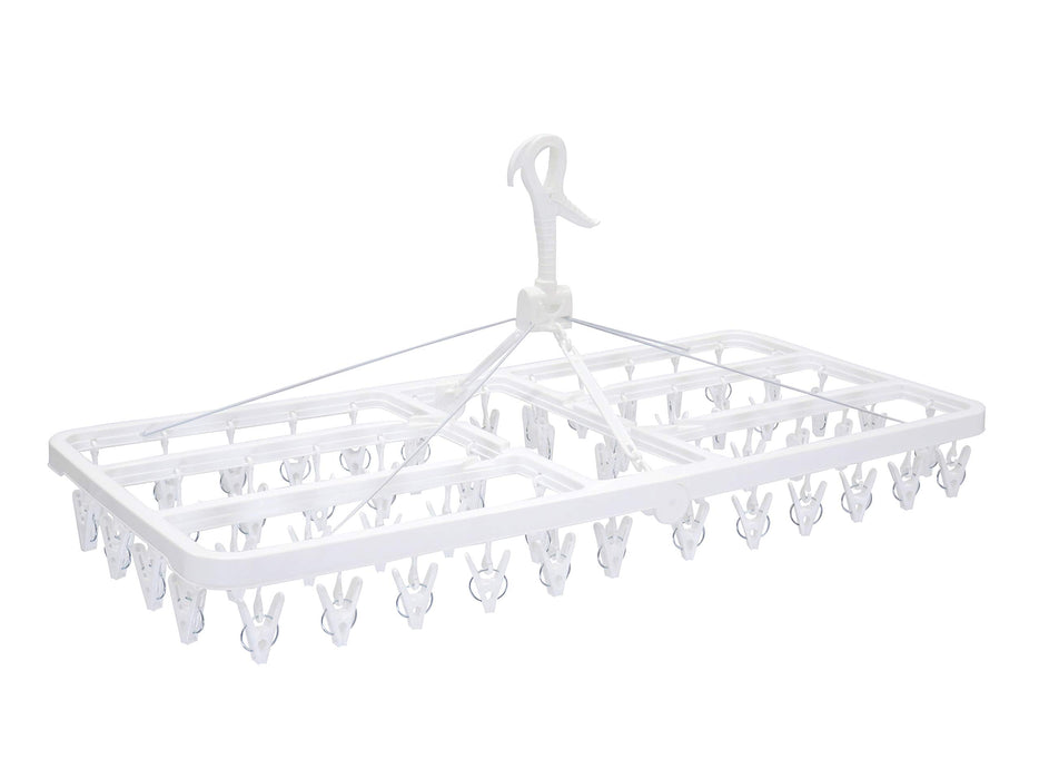 Towa Industry Japan Laundry Drying Hanger - White, Compact Size-Kiichin - The #1 Place for Japanese Goods in Your Hand!