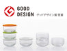 Toyo Sasaki Glass Olive Green Storage Containers - Set of 3, Made in Japan-Kiichin - The #1 Place for Japanese Goods in Your Hand!