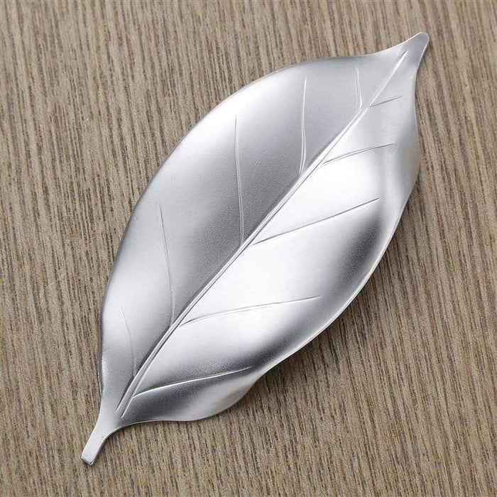 Tsubame Shinko Stainless Steel Leaf Chopstick Rest - Silver-Kiichin - The #1 Place for Japanese Goods in Your Hand!