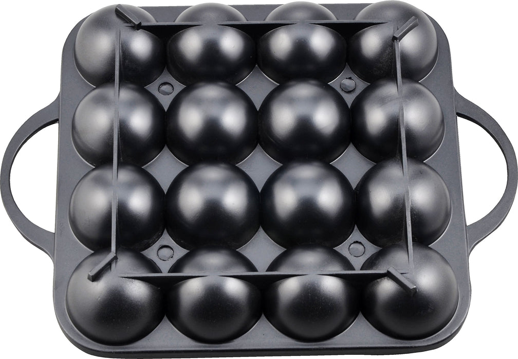 Japanese Takoyaki Maker - 16 Hole Aluminum Casting Gas Fire-Kiichin - The #1 Place for Japanese Goods in Your Hand!