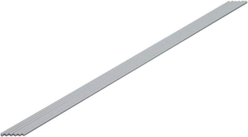 Wave Japan Plastic Square Bar Gray 2.0mm - 6 Pieces Premium Hobby Material-Kiichin - The #1 Place for Japanese Goods in Your Hand!