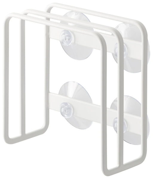 Yamazaki Industrial White Suction Cup Cutting Board Stand - 12x6x12cm (Japan 3499)-Kiichin - The #1 Place for Japanese Goods in Your Hand!