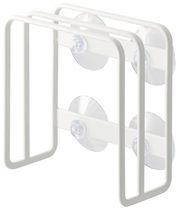 Yamazaki Industrial White Suction Cup Cutting Board Stand - 12x6x12cm (Japan 3499)-Kiichin - The #1 Place for Japanese Goods in Your Hand!