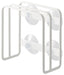 Yamazaki Industrial White Suction Cup Cutting Board Stand - 12x6x12cm (Japan 3499)-Kiichin - The #1 Place for Japanese Goods in Your Hand!