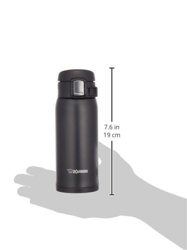 Zojirushi Mahobin SM-SA36-BA 360ml Black Steel Water Bottle-Kiichin - The #1 Place for Japanese Goods in Your Hand!