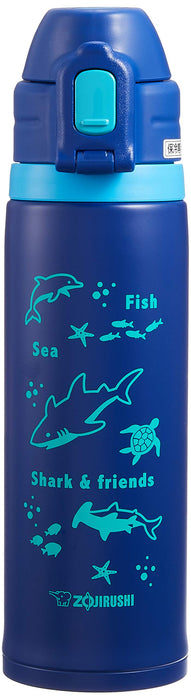 Zojirushi Mahobin SD-CB50-AA 520ml Stainless Steel Straw Bottle Blue-Kiichin - The #1 Place for Japanese Goods in Your Hand!